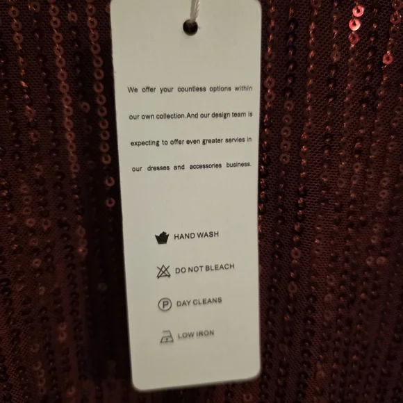 Elegant Red Sequin Blouse by Jostar - Picture 4 of 10